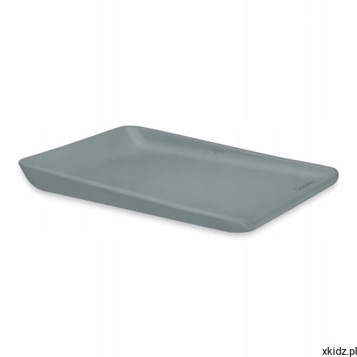 Przewijak miękki Lionelo Megs Grey - szara nakładka 70×49 cm, widok z góry