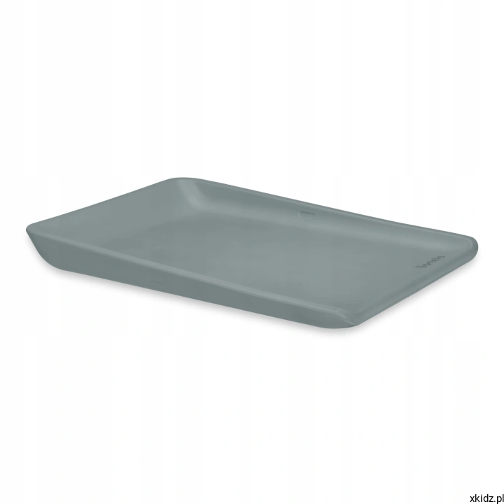 Przewijak miękki Lionelo Megs Grey - szara nakładka 70×49 cm, widok z góry