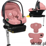 Lionelo Fotelik samochodowy ADAC zestaw Astrid i-Size + Baza Pink