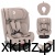Fotelik samochodowy Lorelli Voyager Beige i-Size - widok całego fotelika w kolorze beżowym