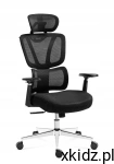 Mark Adler Fotel Obrotowy ERGONOMICZNY Podpora Lędźwiowa EXPERT 4.6 Black