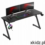Huzaro biurko gamingowe komputerowe dla gracza uchwyty 160cm HERO 4.0 black
