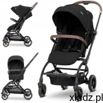 Lorelli Wózek spacerowy spacerówka obrotowa do 22kg przód tył Makaya Black