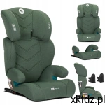 Lorelli Fotelik samochodowy I-SIZE ISOFIX 15-36kg Speed GT podkładka Green