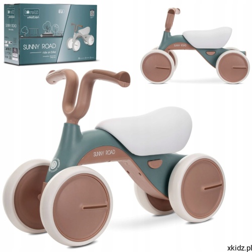 Rowerek biegowy Lorelli Sunny Road Beige - jeździk dla dzieci 12-36 miesięcy