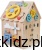 Domek Montessori LED Baby Mix natural - zasuwki, rygle i zamki do ćwiczenia motoryki małej