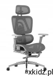 Mark Adler Fotel Ergonomiczny Biurowy z Podnóżkiem Expert 7.9 Grey
