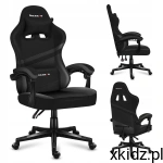 Huzaro FOTEL Gamingowy OBROTOWY GRACZA materiałowy Mesh FORCE 4.4 Carbon