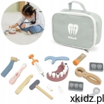 VIGA PolarB Drewniany Zestaw Małego Dentysty Torba 44202