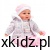 Lalka bobas Baby Mix Amelka 46 cm - widok całej mówiącej lalki w ubranku
