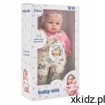 BABY MIX Lalka bobas DUŻA 46cm MÓWI I ŚPIEWA PO POLSKU MAJA