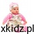 Lalka bobas Baby Mix Maja 46 cm - realistyczna twarz niemowlaka z bliska