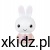 Alilo Honey Bunny G6 PRO różowy - króliczek interaktywny Bluetooth widok z przodu