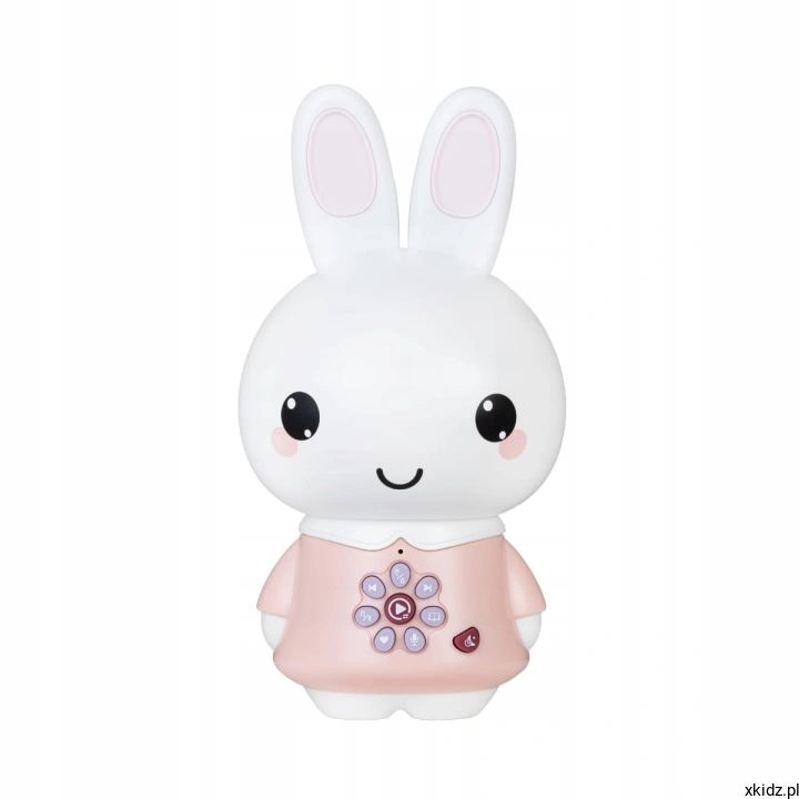 Alilo Honey Bunny G6 PRO różowy - króliczek interaktywny Bluetooth widok z przodu