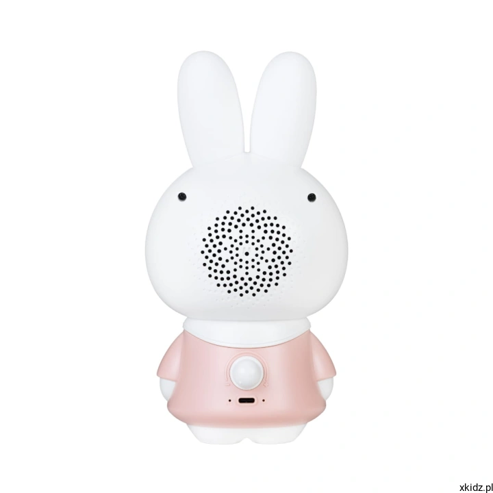 Alilo Honey Bunny G6 PRO różowy - gniazdo karty Micro SD i port ładowania
