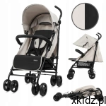 Kidwell Wózek spacerowy lekki QUGAR typu parasolka BEIGE BLACK