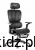 Ergonomiczny fotel Huzaro Combat 7.9 Black z siatki mesh z zagłówkiem i regulowanymi podłokietnikami
