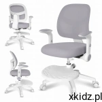 Mark Adler Fotel Obrotowy z podnóżkiem DLA DZIECI MŁODZIEŻY Junior 5.0 Grey