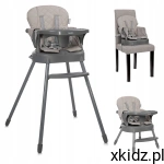Lorelli Krzesełko do karmienia 3w1 regulowane nakładka SIESTA beige