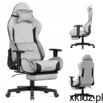 Huzaro Fotel obrotowy gamingowy biurowy z podnóżkiem Force 5.7 Grey