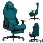 Huzaro Fotel obrotowy gamingowy biurowy z podnóżkiem Force 5.7 Teal