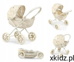 Milly Mally Wózek głęboki gondola dla lalek DORI Nature beige 3+
