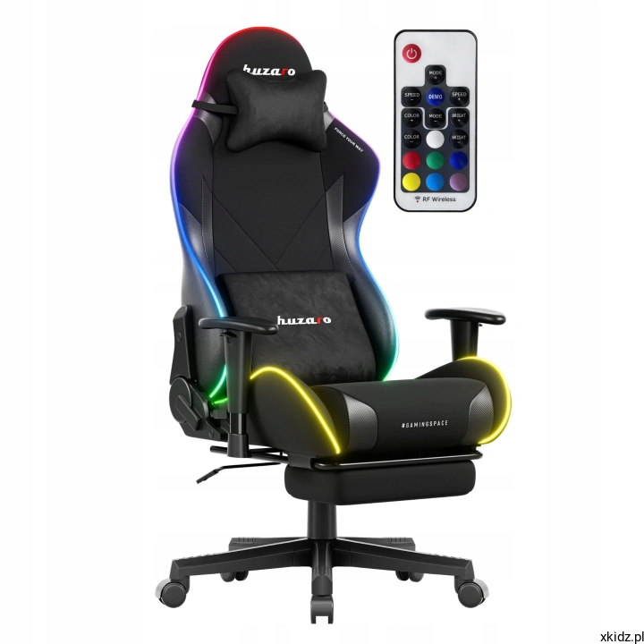 Fotel Force 5.7 RGB z pilotem do zmiany kolorów podświetlenia