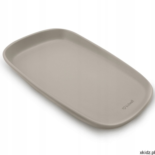 Mata do przewijania Kidwell TIBI 50x70 cm beżowa – widok całej maty z wyprofilowanymi bokami