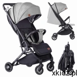 TULANO Wózek SPACEROWY do 22kg LEKKI składany MILAN 35 Grey