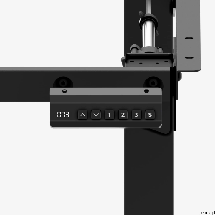 Stelaż elektryczny Xeno 5.0 Black - panel sterowania z pamięcią trzech ustawień i port USB-C