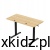Biurko Mark Adler Leader 6.9 Oak - dębowy blat 120x60 cm o grubości 1,5 cm