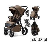 FUTURE DESIGN wózek spacerowy do 22 kg XPLODE CHROME amortyzacja Latte