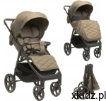 4Baby LEKKI Wózek Spacerowy DUŻE KOŁA 0-22KG +AKCESORIA Stinger PRO Mokka