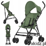 Lorelli Wózek spacerowy 22kg parasolka lekka z daszkiem 4kg VAYA Green