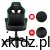 Fotel Force 2.5 RGB Mesh z oddychającymi materiałami siedziska i oparcia w zbliżeniach