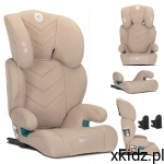Lorelli Fotelik samochodowy I-SIZE ISOFIX 15-36kg Speed GT podkładka Beige