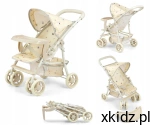 Milly Mally Wózek spacerowy dla lalek Kate Prestige Nature beige 3+