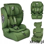 Lorelli Fotelik samochodowy na pasy 9-36kg I-SIZE 100-150cm Adventure Green