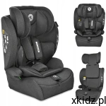 Lorelli Fotelik samochodowy na pasy 9-36kg I-SIZE 100-150cm Adventure Black