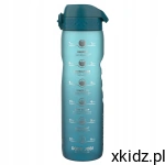 ION8 BIDON Z MIARKĄ MOTYWACYJNĄ SPORTOWY NA SIŁOWNIĘ 1 L GRADIENT Blue