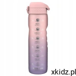 ION8 BIDON Z MIARKĄ MOTYWACYJNĄ SPORTOWY NA SIŁOWNIĘ 1 L GRADIENT Pink