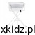 Składana wanienka BabyTrold White/Grey - wbudowany odpływ do spuszczania wody