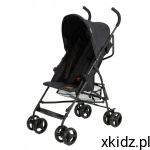 BabyTrold Jet Black Lekka Spacerówka Parasolka do 15 kg – Składany Wózek Spacerowy do Miasta i Podróży