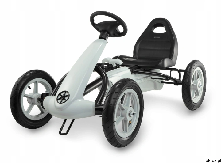 Gokart na pedały HyperMotion EVOQUE dla dzieci 5-8 lat do 50 kg - widok całego pojazdu