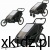 Przyczepka rowerowa X-Lander Booster 2 PRO - tryb spacerówki terenowej