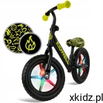 Kidwell ROWEREK BIEGOWY JEŹDZIK REBEL KOŁA 12" LEKKI REGULOWANY LED Yellow
