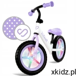 Kidwell ROWEREK BIEGOWY JEŹDZIK REBEL KOŁA 12" LEKKI REGULOWANY LED Dots