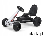 Milly Mally Gokart na pedały dla dzieci VIPER do 30kg hamulec ręczny White