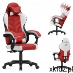 Huzaro Force 2.7 Ergonomiczny Fotel Gamingowy i Biurowy do 140 kg z Funkcją Tilt 135° Red