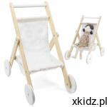 VIGA 44236 PolarB Drewniana spacerówka wózek dla lalek